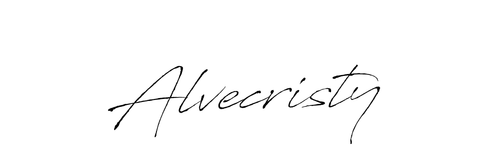 How to make Alvecristy name signature. Use Antro_Vectra style for creating short signs online. This is the latest handwritten sign. Alvecristy signature style 6 images and pictures png