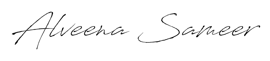 Transform the name Alveena Sameer into a signature masterpiece using Antro_Vectra font. Ideal for photographers, artists, and creators looking for watermarks. Alveena Sameer signature style 6 images and pictures png