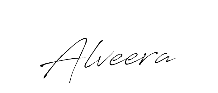 Alveera stylish signature style. Best Handwritten Sign (Antro_Vectra) for my name. Handwritten Signature Collection Ideas for my name Alveera. Alveera signature style 6 images and pictures png