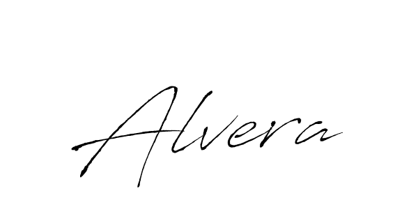 How to make Alvera name signature. Use Antro_Vectra style for creating short signs online. This is the latest handwritten sign. Alvera signature style 6 images and pictures png