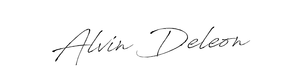 Also we have Alvin Deleon name is the best signature style. Create professional handwritten signature collection using Antro_Vectra autograph style. Alvin Deleon signature style 6 images and pictures png