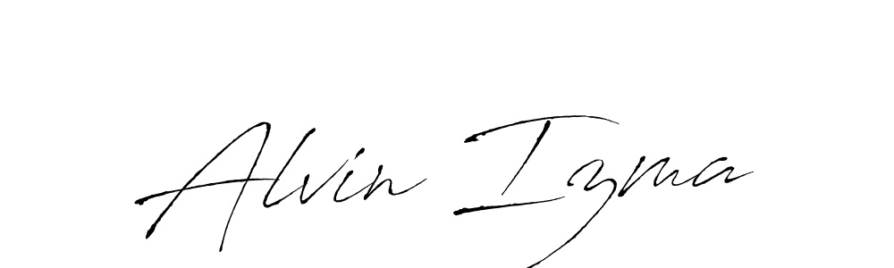 Use a signature maker to create a handwritten signature online. With this signature software, you can design (Antro_Vectra) your own signature for name Alvin Izma. Alvin Izma signature style 6 images and pictures png