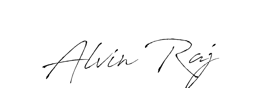 Alvin Raj stylish signature style. Best Handwritten Sign (Antro_Vectra) for my name. Handwritten Signature Collection Ideas for my name Alvin Raj. Alvin Raj signature style 6 images and pictures png