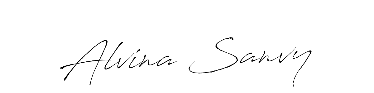 Here are the top 10 professional signature styles for the name Alvina Sanvy. These are the best autograph styles you can use for your name. Alvina Sanvy signature style 6 images and pictures png