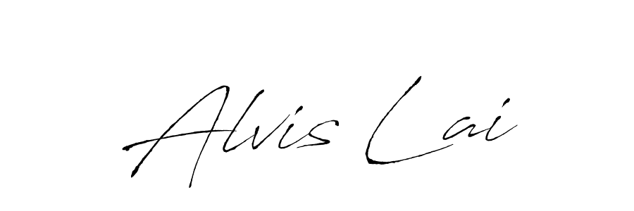 Create a beautiful signature design for name Alvis Lai. With this signature (Antro_Vectra) fonts, you can make a handwritten signature for free. Alvis Lai signature style 6 images and pictures png