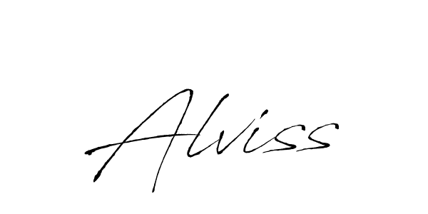 You should practise on your own different ways (Antro_Vectra) to write your name (Alviss) in signature. don't let someone else do it for you. Alviss signature style 6 images and pictures png