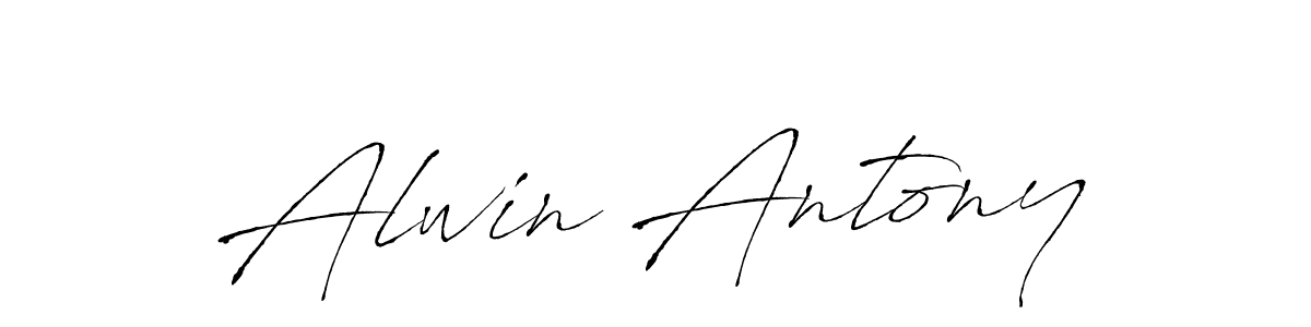 This is the best signature style for the Alwin Antony name. Also you like these signature font (Antro_Vectra). Mix name signature. Alwin Antony signature style 6 images and pictures png