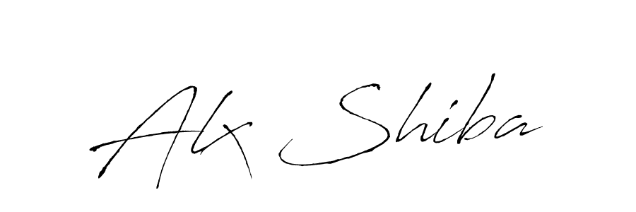 You should practise on your own different ways (Antro_Vectra) to write your name (Alx Shiba) in signature. don't let someone else do it for you. Alx Shiba signature style 6 images and pictures png