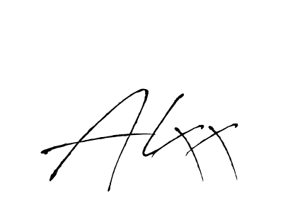 if you are searching for the best signature style for your name Alxx. so please give up your signature search. here we have designed multiple signature styles  using Antro_Vectra. Alxx signature style 6 images and pictures png