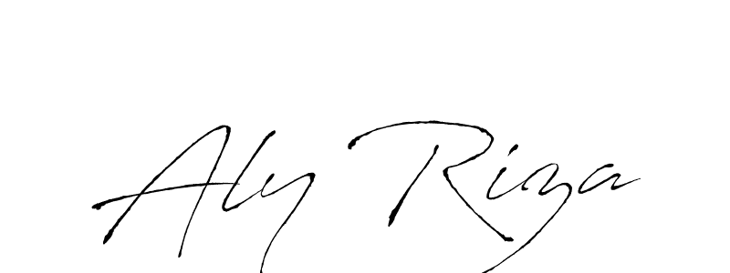 Create a beautiful signature design for name Aly Riza. With this signature (Antro_Vectra) fonts, you can make a handwritten signature for free. Aly Riza signature style 6 images and pictures png