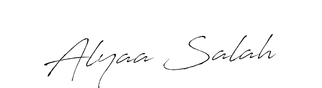 This is the best signature style for the Alyaa Salah name. Also you like these signature font (Antro_Vectra). Mix name signature. Alyaa Salah signature style 6 images and pictures png