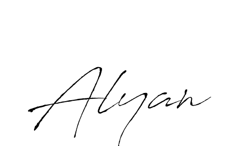 The best way (Antro_Vectra) to make a short signature is to pick only two or three words in your name. The name Alyan include a total of six letters. For converting this name. Alyan signature style 6 images and pictures png