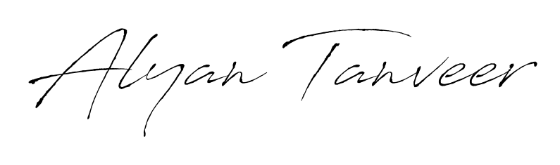 You can use this online signature creator to create a handwritten signature for the name Alyan Tanveer. This is the best online autograph maker. Alyan Tanveer signature style 6 images and pictures png