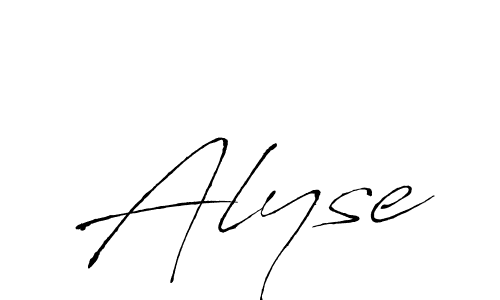 How to make Alyse signature? Antro_Vectra is a professional autograph style. Create handwritten signature for Alyse name. Alyse signature style 6 images and pictures png