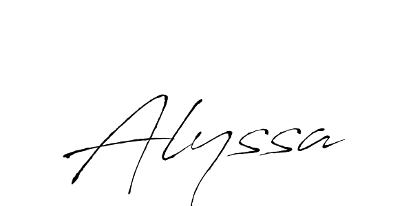 Make a beautiful signature design for name Alyssa. Use this online signature maker to create a handwritten signature for free. Alyssa signature style 6 images and pictures png