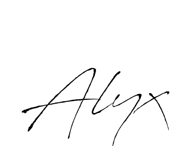 if you are searching for the best signature style for your name Alyx. so please give up your signature search. here we have designed multiple signature styles  using Antro_Vectra. Alyx signature style 6 images and pictures png