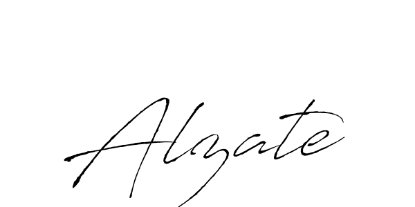 Use a signature maker to create a handwritten signature online. With this signature software, you can design (Antro_Vectra) your own signature for name Alzate. Alzate signature style 6 images and pictures png