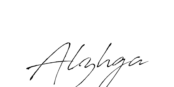 How to make Alzhga name signature. Use Antro_Vectra style for creating short signs online. This is the latest handwritten sign. Alzhga signature style 6 images and pictures png