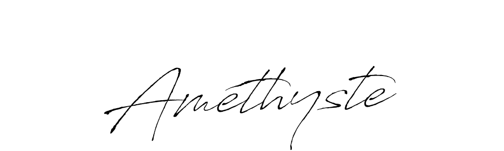 Design your own signature with our free online signature maker. With this signature software, you can create a handwritten (Antro_Vectra) signature for name Améthyste. Améthyste signature style 6 images and pictures png