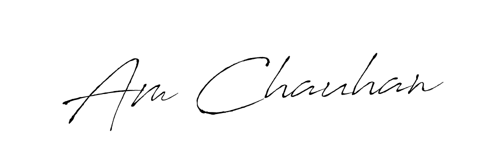 It looks lik you need a new signature style for name Am Chauhan. Design unique handwritten (Antro_Vectra) signature with our free signature maker in just a few clicks. Am Chauhan signature style 6 images and pictures png