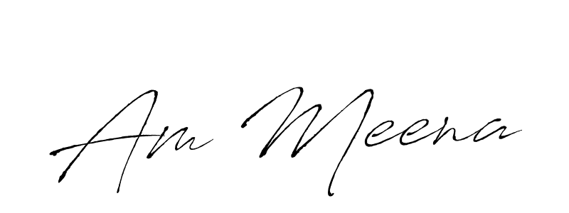 Best and Professional Signature Style for Am Meena. Antro_Vectra Best Signature Style Collection. Am Meena signature style 6 images and pictures png