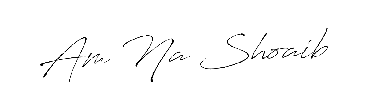 You can use this online signature creator to create a handwritten signature for the name Am Na Shoaib. This is the best online autograph maker. Am Na Shoaib signature style 6 images and pictures png