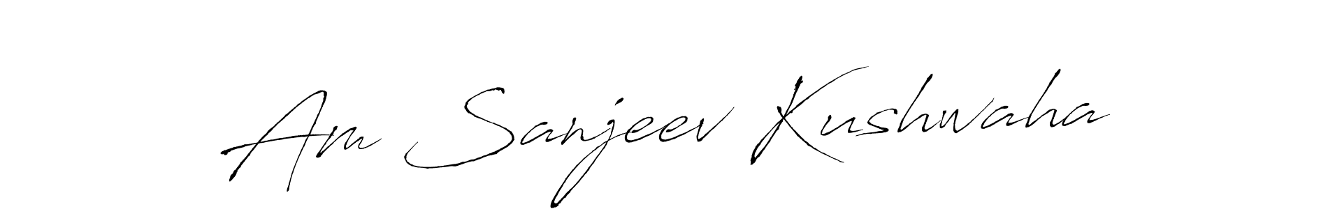 You can use this online signature creator to create a handwritten signature for the name Am Sanjeev Kushwaha. This is the best online autograph maker. Am Sanjeev Kushwaha signature style 6 images and pictures png