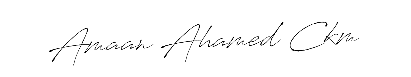 Use a signature maker to create a handwritten signature online. With this signature software, you can design (Antro_Vectra) your own signature for name Amaan Ahamed Ckm. Amaan Ahamed Ckm signature style 6 images and pictures png