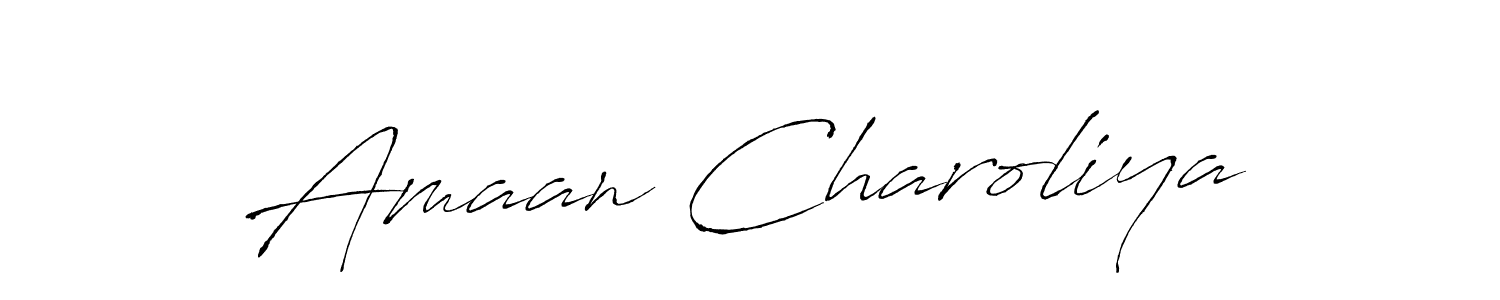 Once you've used our free online signature maker to create your best signature Antro_Vectra style, it's time to enjoy all of the benefits that Amaan Charoliya name signing documents. Amaan Charoliya signature style 6 images and pictures png