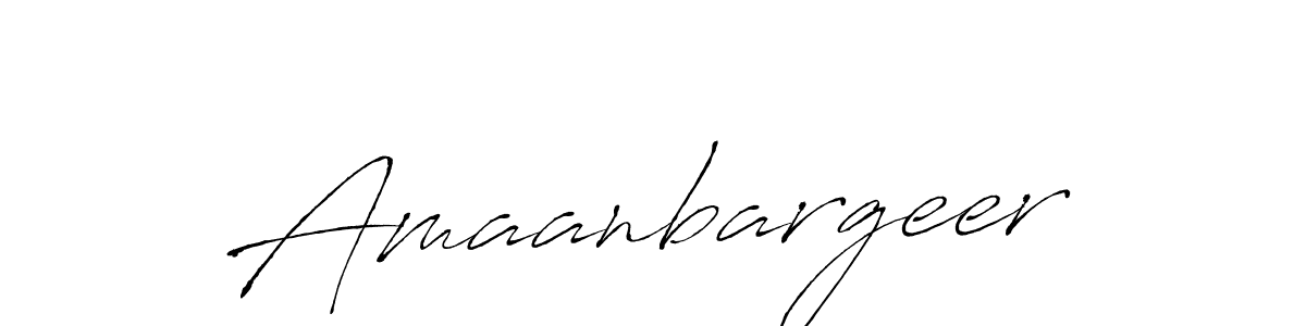 Design your own signature with our free online signature maker. With this signature software, you can create a handwritten (Antro_Vectra) signature for name Amaanbargeer. Amaanbargeer signature style 6 images and pictures png