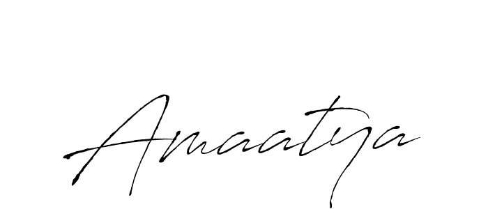 How to make Amaatya name signature. Use Antro_Vectra style for creating short signs online. This is the latest handwritten sign. Amaatya signature style 6 images and pictures png