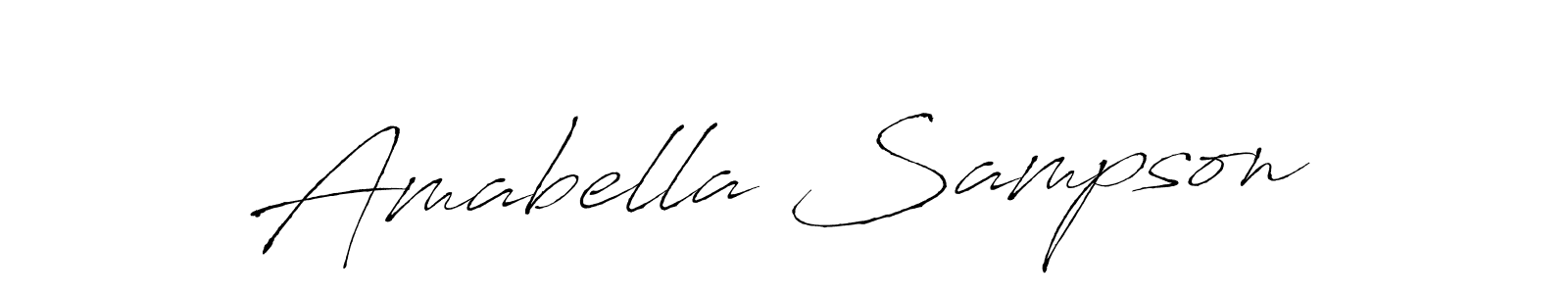 Also You can easily find your signature by using the search form. We will create Amabella Sampson name handwritten signature images for you free of cost using Antro_Vectra sign style. Amabella Sampson signature style 6 images and pictures png