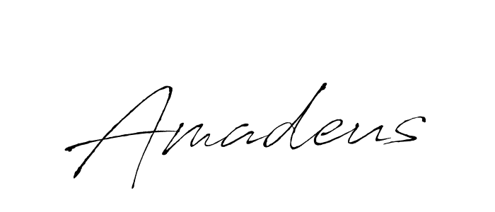Design your own signature with our free online signature maker. With this signature software, you can create a handwritten (Antro_Vectra) signature for name Amadeus. Amadeus signature style 6 images and pictures png