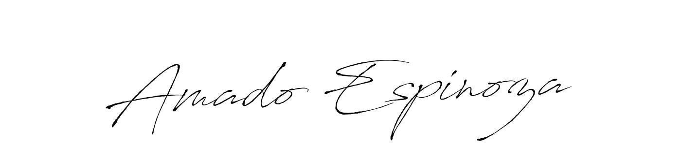 The best way (Antro_Vectra) to make a short signature is to pick only two or three words in your name. The name Amado Espinoza include a total of six letters. For converting this name. Amado Espinoza signature style 6 images and pictures png