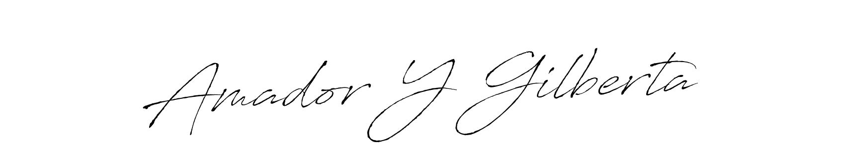 if you are searching for the best signature style for your name Amador Y Gilberta. so please give up your signature search. here we have designed multiple signature styles  using Antro_Vectra. Amador Y Gilberta signature style 6 images and pictures png