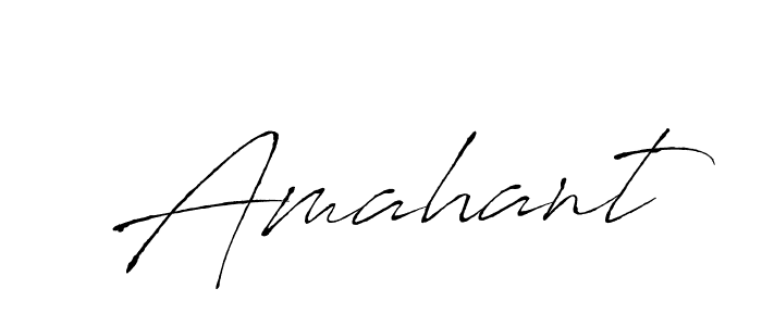Also we have Amahant name is the best signature style. Create professional handwritten signature collection using Antro_Vectra autograph style. Amahant signature style 6 images and pictures png