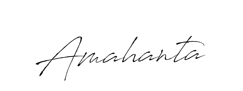 Amahanta stylish signature style. Best Handwritten Sign (Antro_Vectra) for my name. Handwritten Signature Collection Ideas for my name Amahanta. Amahanta signature style 6 images and pictures png