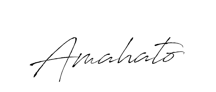 Antro_Vectra is a professional signature style that is perfect for those who want to add a touch of class to their signature. It is also a great choice for those who want to make their signature more unique. Get Amahato name to fancy signature for free. Amahato signature style 6 images and pictures png