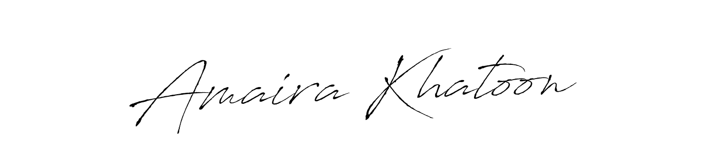 Also we have Amaira Khatoon name is the best signature style. Create professional handwritten signature collection using Antro_Vectra autograph style. Amaira Khatoon signature style 6 images and pictures png