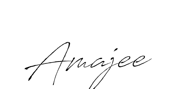 Design your own signature with our free online signature maker. With this signature software, you can create a handwritten (Antro_Vectra) signature for name Amajee. Amajee signature style 6 images and pictures png