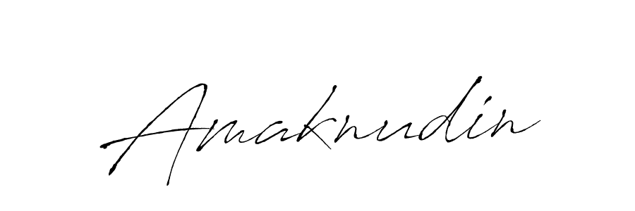 Make a beautiful signature design for name Amaknudin. Use this online signature maker to create a handwritten signature for free. Amaknudin signature style 6 images and pictures png
