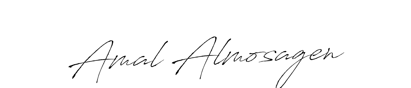 Make a short Amal Almosagen signature style. Manage your documents anywhere anytime using Antro_Vectra. Create and add eSignatures, submit forms, share and send files easily. Amal Almosagen signature style 6 images and pictures png
