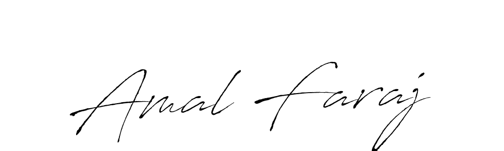 You should practise on your own different ways (Antro_Vectra) to write your name (Amal Faraj) in signature. don't let someone else do it for you. Amal Faraj signature style 6 images and pictures png