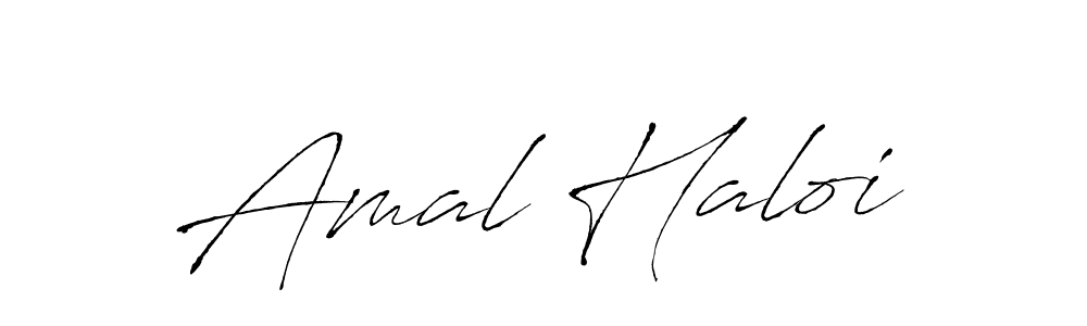 Also You can easily find your signature by using the search form. We will create Amal Haloi name handwritten signature images for you free of cost using Antro_Vectra sign style. Amal Haloi signature style 6 images and pictures png
