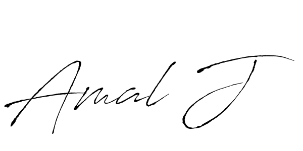 Use a signature maker to create a handwritten signature online. With this signature software, you can design (Antro_Vectra) your own signature for name Amal J. Amal J signature style 6 images and pictures png