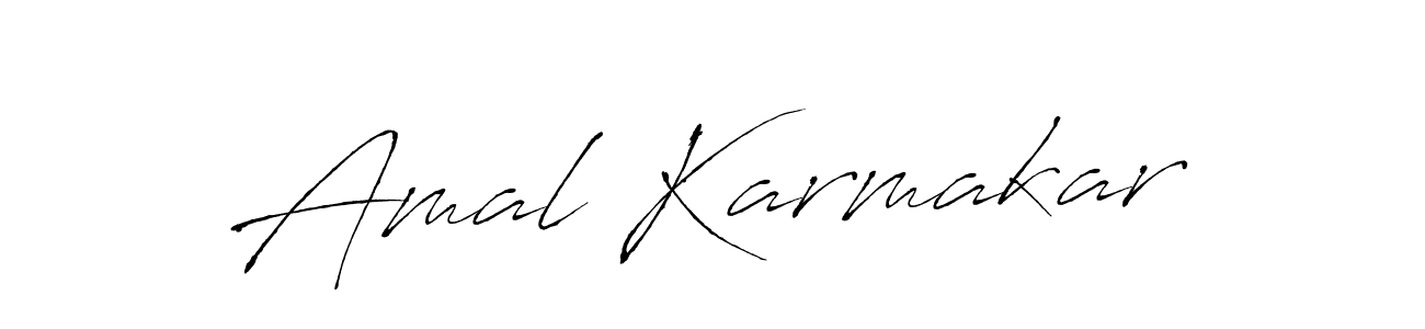 The best way (Antro_Vectra) to make a short signature is to pick only two or three words in your name. The name Amal Karmakar include a total of six letters. For converting this name. Amal Karmakar signature style 6 images and pictures png