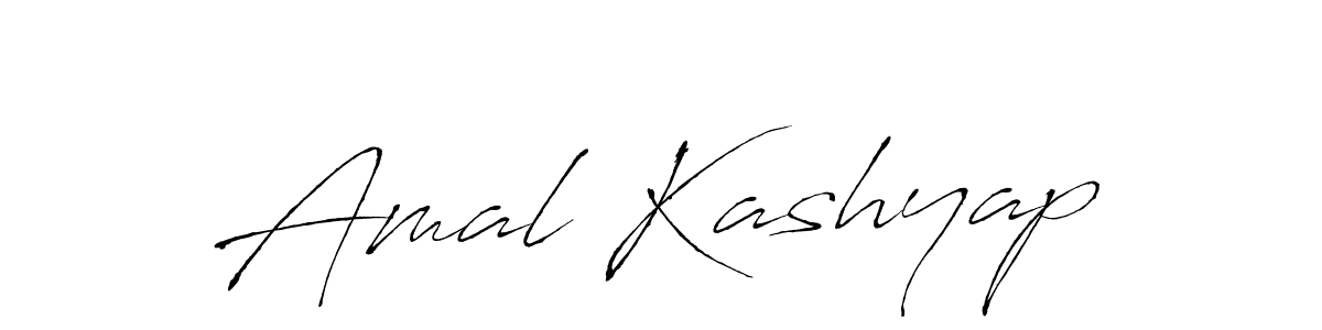 Design your own signature with our free online signature maker. With this signature software, you can create a handwritten (Antro_Vectra) signature for name Amal Kashyap. Amal Kashyap signature style 6 images and pictures png