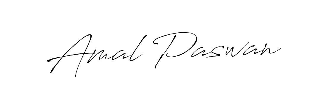 Create a beautiful signature design for name Amal Paswan. With this signature (Antro_Vectra) fonts, you can make a handwritten signature for free. Amal Paswan signature style 6 images and pictures png