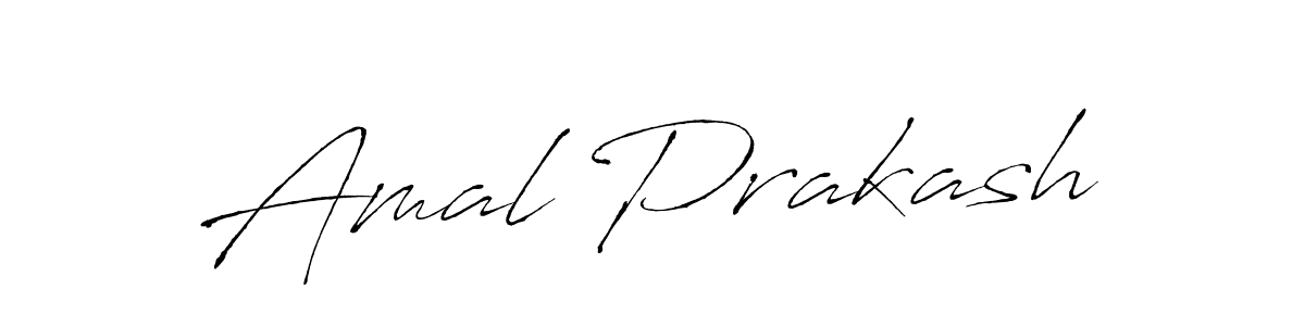 How to make Amal Prakash name signature. Use Antro_Vectra style for creating short signs online. This is the latest handwritten sign. Amal Prakash signature style 6 images and pictures png