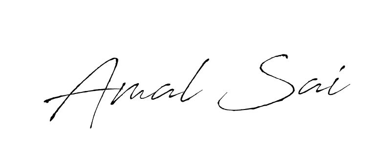 Design your own signature with our free online signature maker. With this signature software, you can create a handwritten (Antro_Vectra) signature for name Amal Sai. Amal Sai signature style 6 images and pictures png